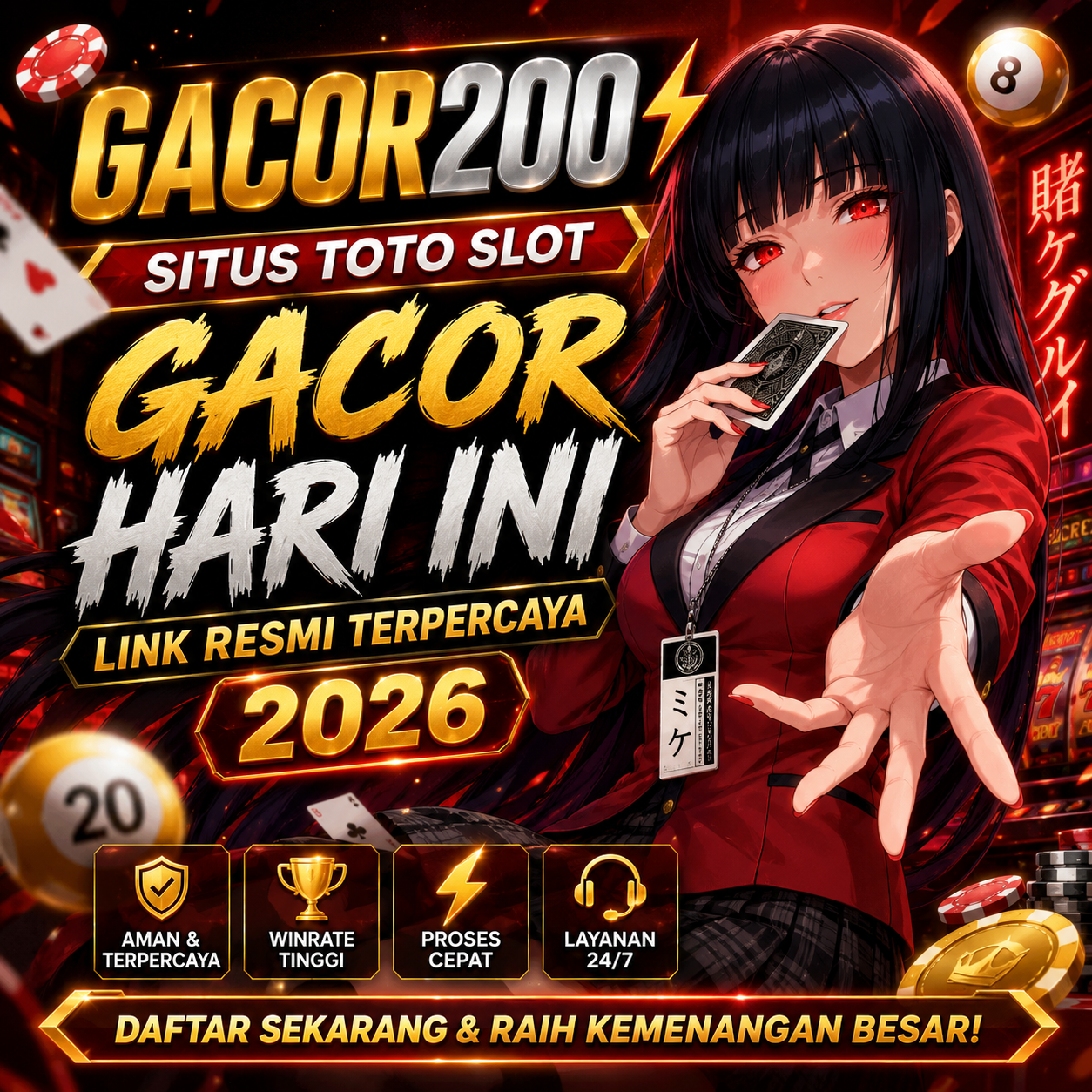 GACOR200 ⭐ Link Resmi Situs Toto Slot Online Gacor 2026