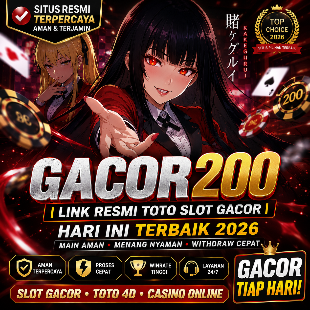 GACOR200 | Toto Slot Gacor Hari Ini Akses Resmi 2026